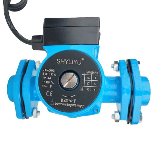 Vandtrykksforstærkerpumpe, 55L/min flowhastighed, høj effektivitet,RS20-6-F-1tomme, 115V60Hz-230V50Hz