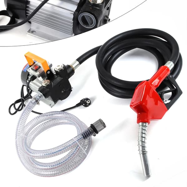 Dieselpump, 60 L/min flödeshastighet, 550W effektuttag,Röd, 230V