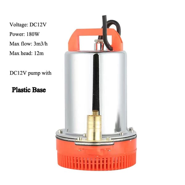 Nedsänkt Vattenpump, 24V 240W Effekt, Max Flöde 3m³/h,12V