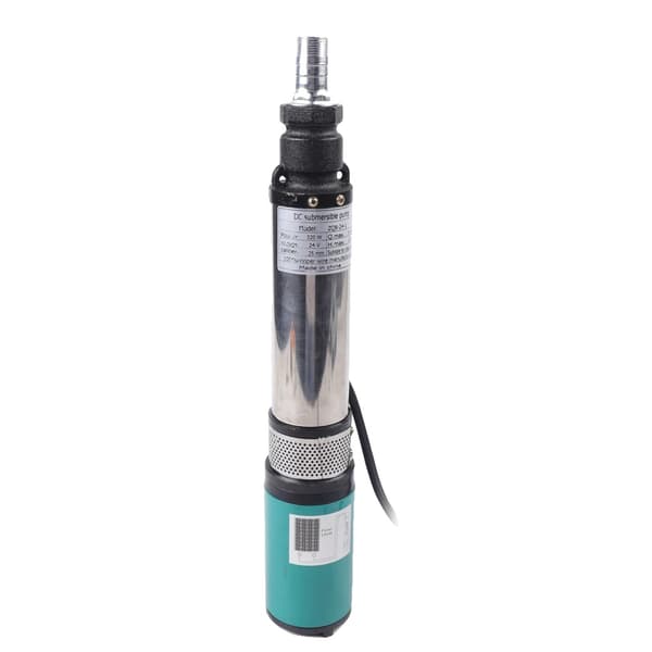Solcellsdriven djupvattenpump, portabel design, effektiv för bevattning,320W 24V DC