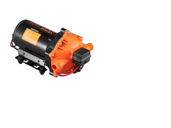 Diaphragm Pumpe, 3,0 GPM Flow Rate, 50 PSI Tryk,5.0 GPM 5-Kammer-a
