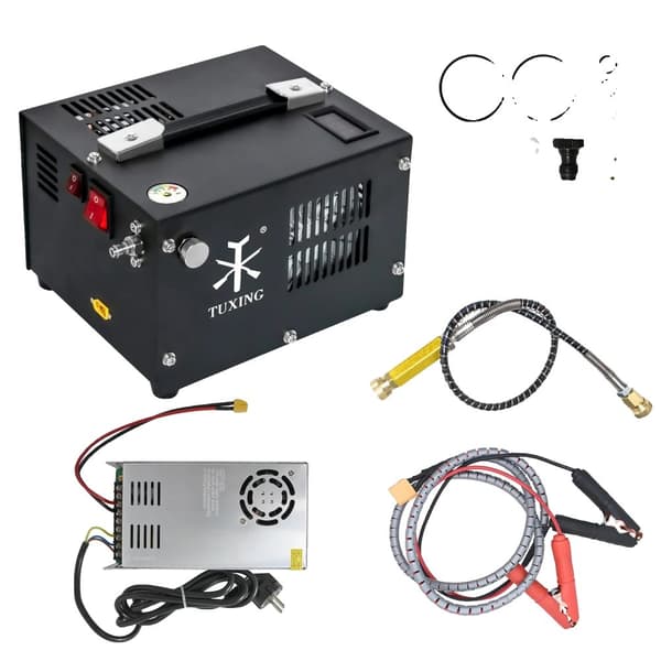 TUXING PCP Luftkompressor, 4500PSI Högtryck, Elektrisk Drift,220V
