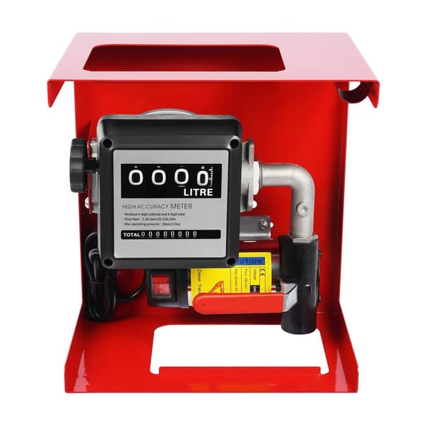 Selvprimende dieselpumpe, 45 L/min flowhastighed, 200 W effekt, 4 m gummislange