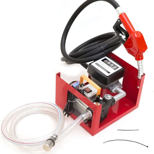 Dieselbrændstofpumpe, 60L/min flowhastighed, 550W effekt,Rød