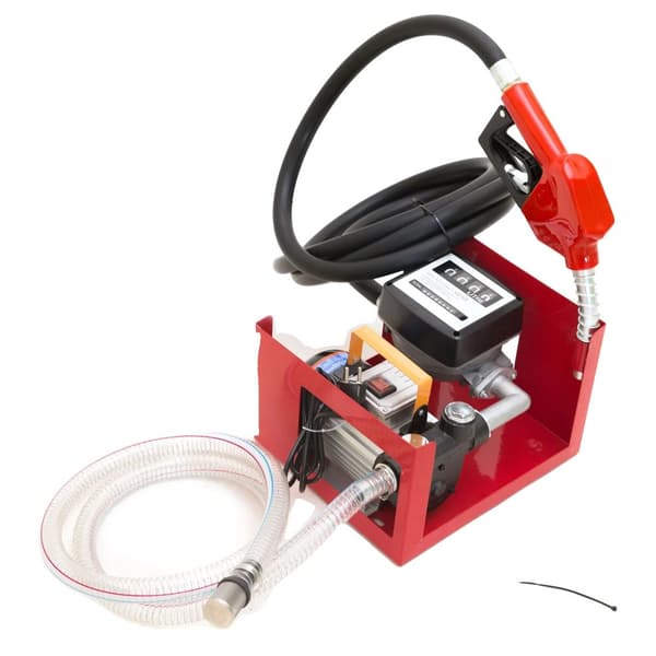 Dieseloverførselspumpe, Høj Flow Rate 3600 l/t, Kompakt Design,Rød