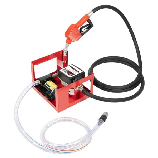 Selvprimende dieselpumpe, 45L/min flowrate, 200W effekt,EU, 12V