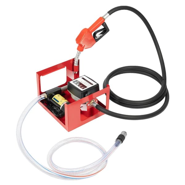Selvprimende dieselpumpe, 45L/min flowrate, 200W effekt,EU, 12V