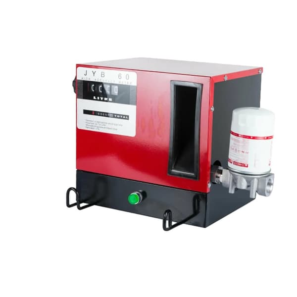 Självprimande dieselpump, hög effekt 550W, max flödeshastighet 60L/min,Röd