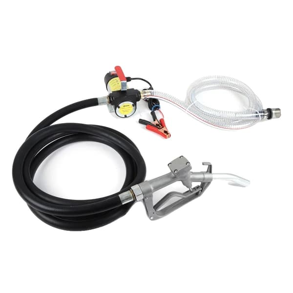 12V Elektrisk Oliepumpe, 50L/min Flow Rate, 7m Maksimal Løft,sort