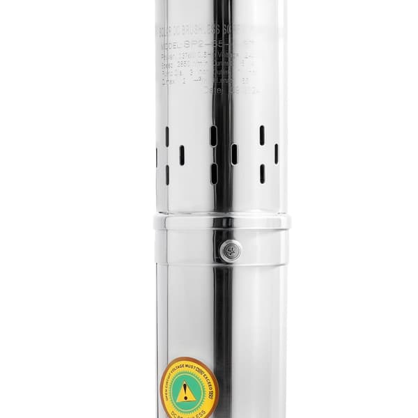 Sukellusvesipumppu, 0,5 HP teho, ruostumaton teräsrakenteinen, 213 jalkaa nostokykyä