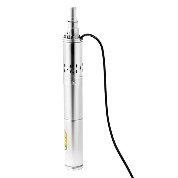 Sukellusvesipumppu, 0,5 HP teho, ruostumaton teräsrakenteinen, 213 jalkaa nostokykyä