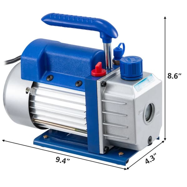 Kylmäaineen tyhjöpumppu, 2.5 CFM, 1/4 HP,2.5CFM 1-4HP