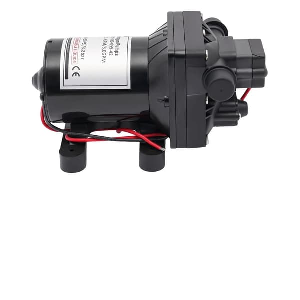 Diaphragm Pumpe, Elektrisk Effekt, Maksimal Vertikal Sugeløft 1,8 m, Trykområde 0-55 PSI,EU, 12V
