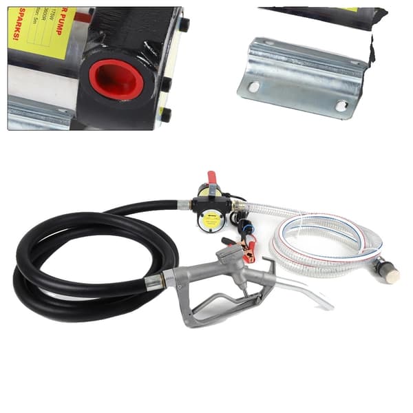 12V Diesel Pumpe, 50 L/min Flow Rate, Holdbar Selvprimende Design,Multifarvet