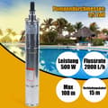Miniatyrbillede 2 af 4: Rustfrit Stål Nedsænkelig Havepumpe, 2000 L/t Flow Rate, 100 m Maksimal Højde,230V, EU