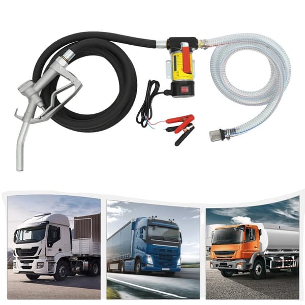 Selvprimende Diesel Pumpe Sæt, 200W Effekt, 45 L/9.9Gal/min Flow, 7m Maks. Løftehøjde