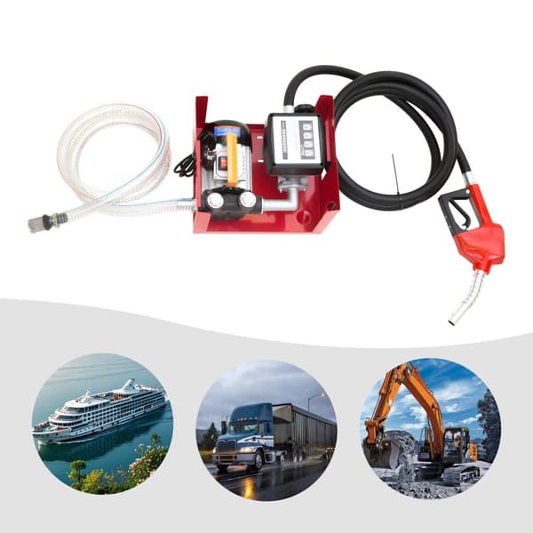 Dieseloverførselspumpe, 60L/min flowrate, 550W effekt