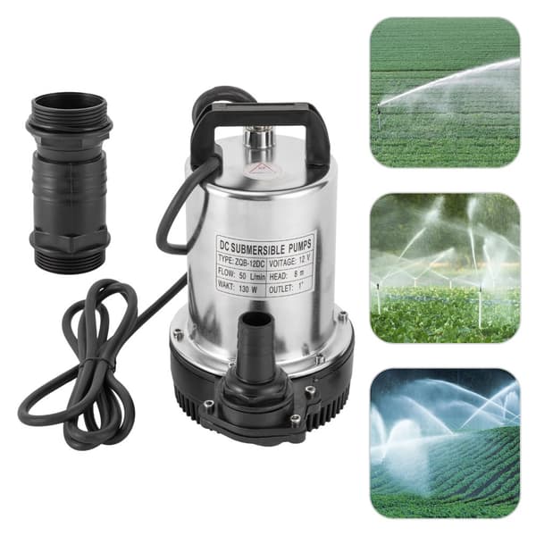 DC 12V Nedsænkelig Pumpe, Høj Effektivitet 160W, Lav Støj 0-30dB,EU