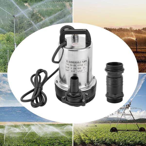 DC 12V Nedsænkelig Pumpe, Høj Effektivitet 160W, Lav Støj 0-30dB,EU
