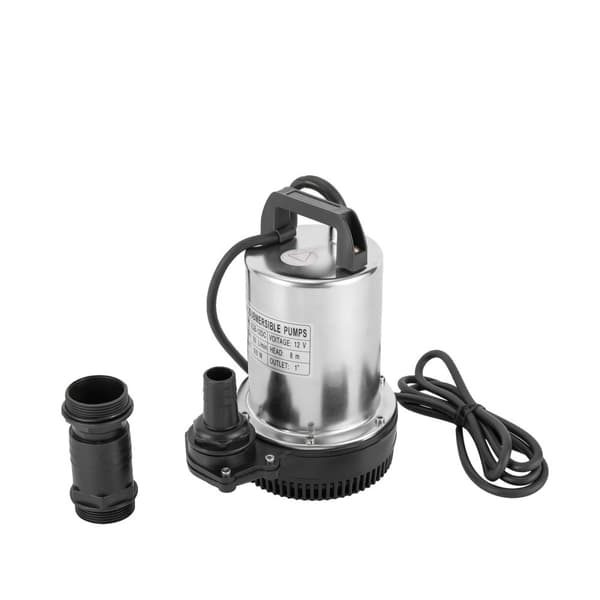 DC-nedsänkbar pump, 160W hög effekt, 6000L/H flödeshastighet,EU, 12V
