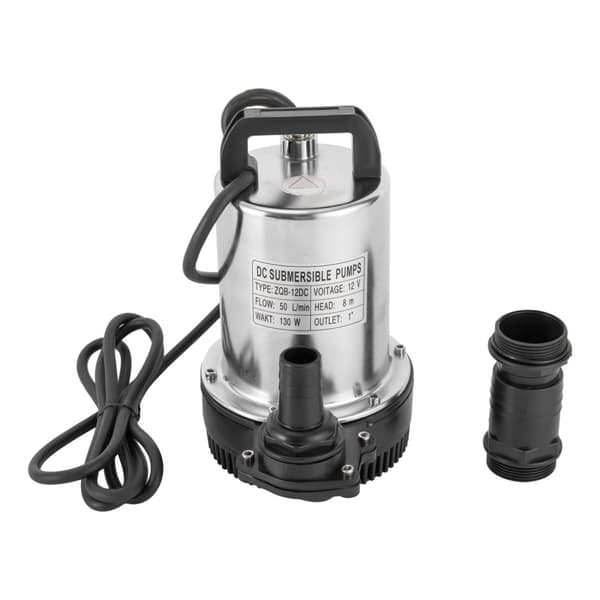 DC Nedsænket Spildevandspumpe, 6000L/H Flow Rate, Rustfrit Stål Konstruktion, Kompakt Design