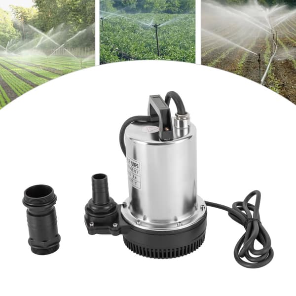 DC Nedsænket Spildevandspumpe, 6000L/H Flow Rate, Rustfrit Stål Konstruktion, Kompakt Design