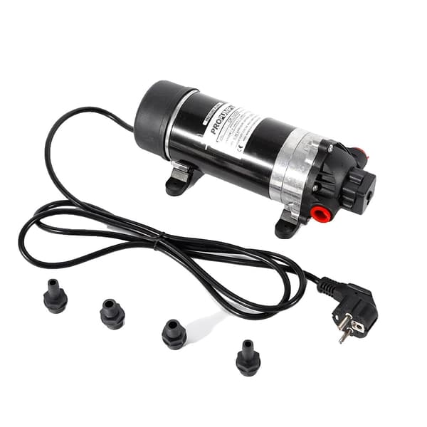 Itseimevä tehostepumppu, 220V, 160 PSI maksimi paine, 1.35-1.45 gal/min virtausnopeus,Musta, EU, 220V