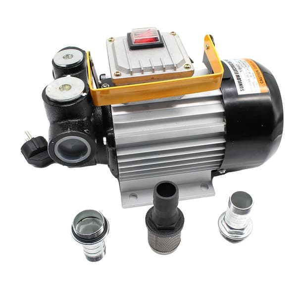 Selvprimende dieselpumpe, 60L/min flowrate, 550W effekt, holdbar konstruktion