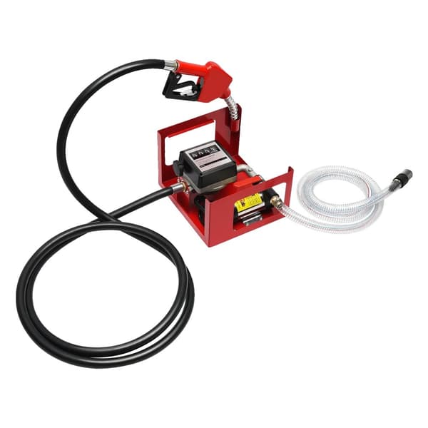 Elektrisk Dieseloverføringspumpe, 200W Effekt, 50L/min Flow Rate,230V, Rød