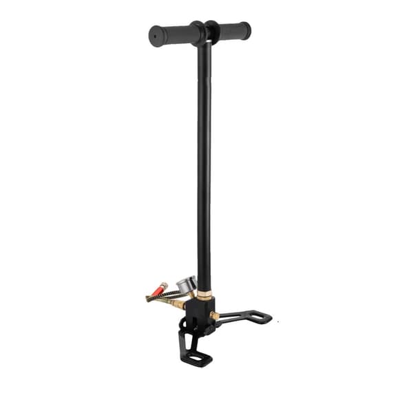 PCP Håndpumpe, 4500PSI Tryk, Rustfrit Stål Konstruktion,4500 PSI Sort