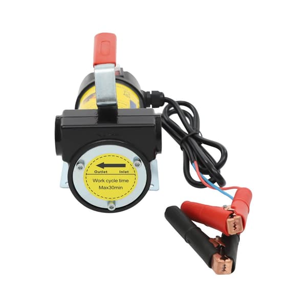Dieseloverførselspumpe, 200W effekt, maksimal flow 45 L/min, selvprimende,12V, EU