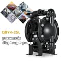 Pikkukuva 3 / 4: Ilmaohjattu kaksoisdiaphragma-pumppu, 35 GPM virtausnopeus, 120 PSI maksimi paine