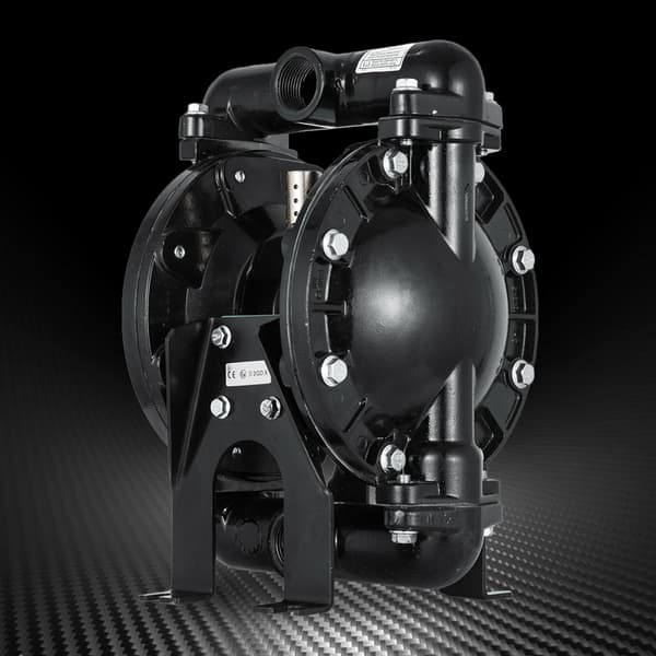 Ilmaohjattu kaksoisdiaphragma-pumppu, 35 GPM virtausnopeus, 120 PSI maksimi paine