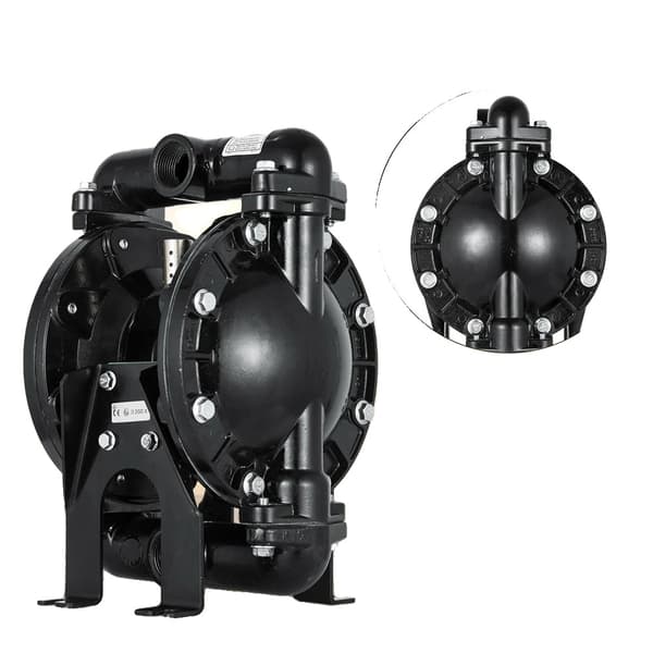 Luftdriven dubbelmembranpump, 35 GPM flödeshastighet, 120 PSI maximalt tryck