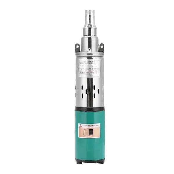 Dybbrøndsvandpumpe, 20L/min flow, 45m løft, DC,Grøn, 24V 35m 250W