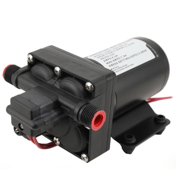 12V Membranpumpe, 3,0 GPM Flow, 55 psi Tryk