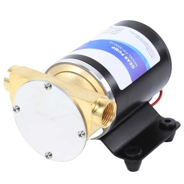 Bilgepumpe, 12V, 23L/30L/min, Højt Tryk,sort