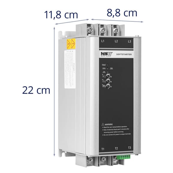MSW - Mjukstartare - 400 V - 22 kW - 45 A