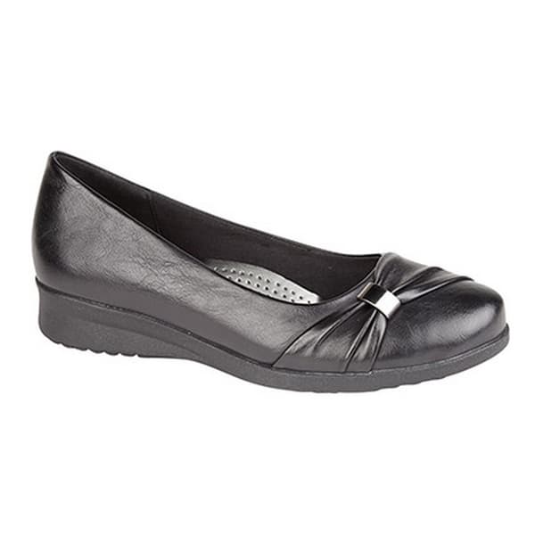 Boulevard Kvinnor/Damer Sash Vamp Wedge Wedge Casual Skor