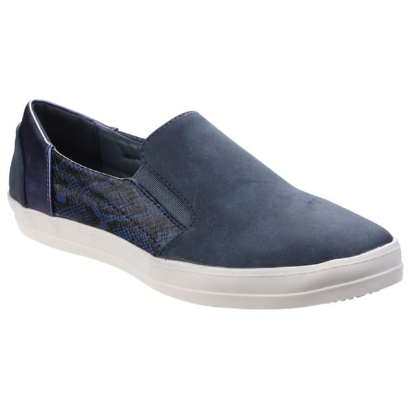 Divaz Kvinnor/Damer Minaj Casual Slip On Skor Blue 3 UK