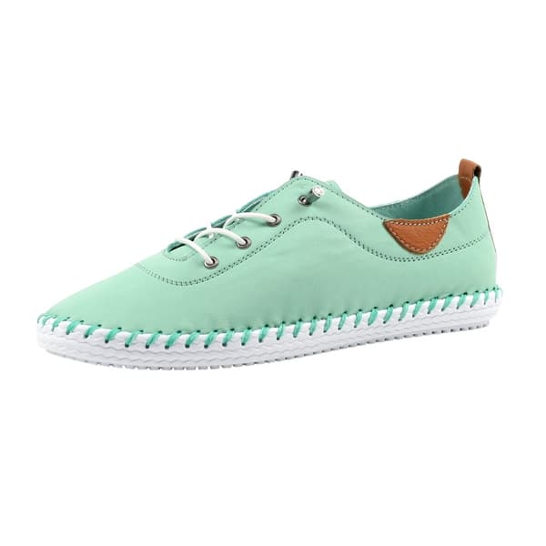 Lunar Womens/Ladies St Ives Leather Plimsolls