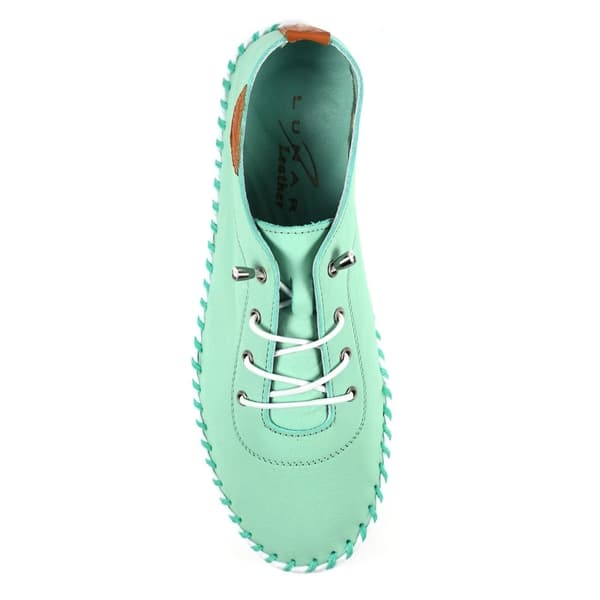 Lunar Womens/Ladies St Ives Leather Plimsolls