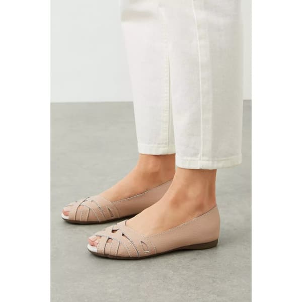 Good For The Sole Womens/Ladies Layla Woven Leather Pumps