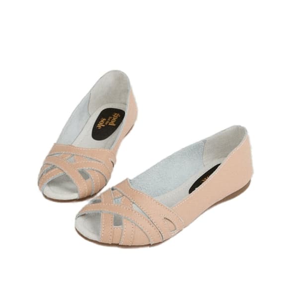 Good For The Sole Womens/Ladies Layla Woven Leather Pumps
