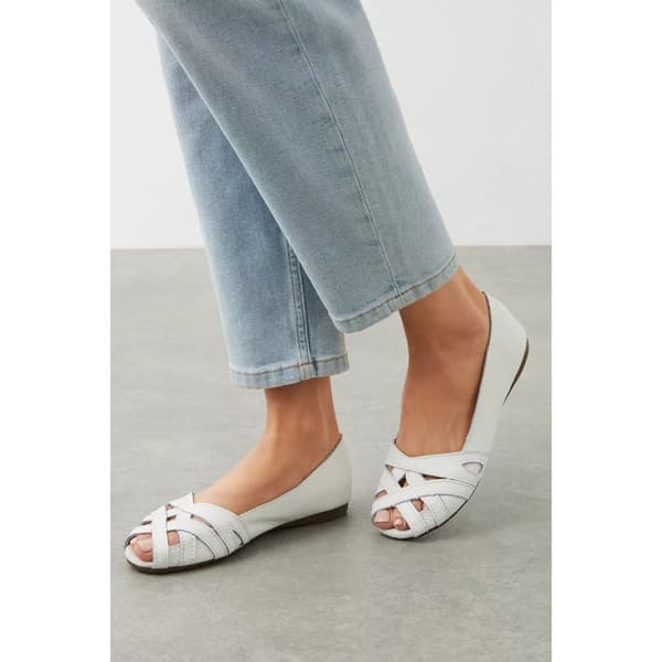 Good For The Sole Womens/Ladies Layla Woven Leather Pumps