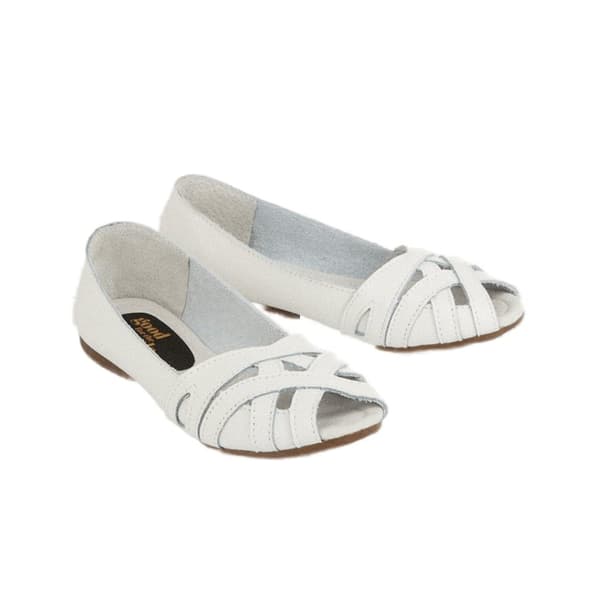 Good For The Sole Womens/Ladies Layla Woven Leather Pumps