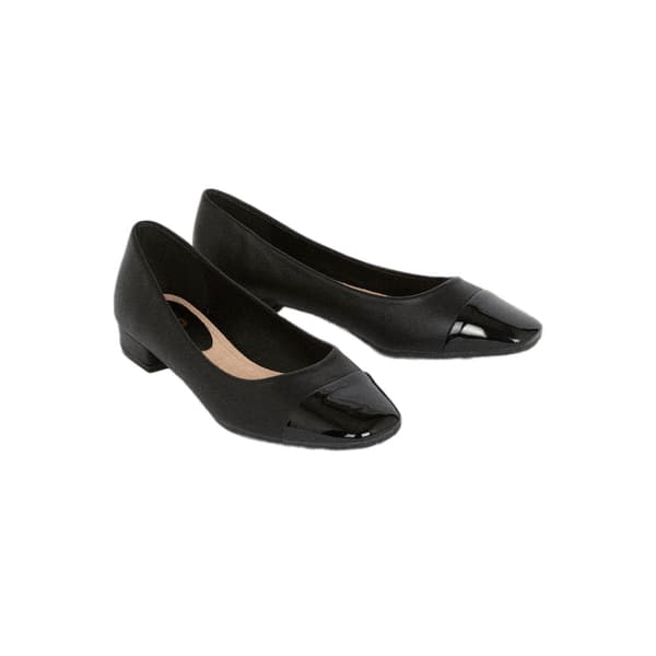 Dorothy Perkins Womens/Ladies Perry Block Heel Ballerina Flats Black 7 UK