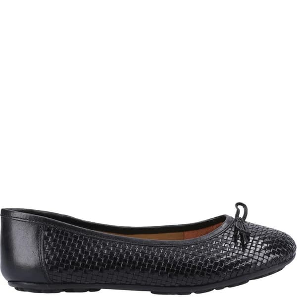 Hush Puppies Dame/Ladies Ballerina læderpumper
