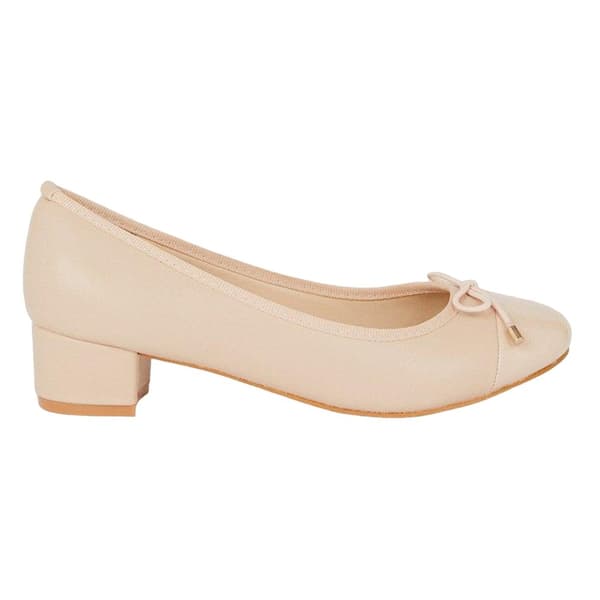 Good For The Sole Womens/Ladies Talia Block Heel Ballerina Flats