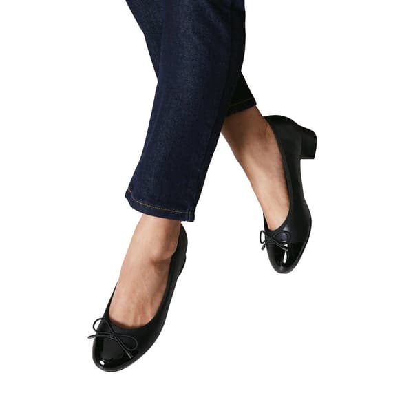 Good For The Sole Womens/Ladies Talia Block Heel Ballerina Flats